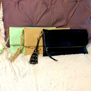 Clutch / crossbody - TAN